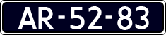 License plate of the Netherlands, Imported oldtimers (cars)