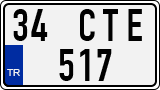 License plate of Turkey, Regular plates