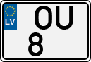 License plate of Latvia, Regular car plates