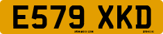 License plate of the United Kingdom, 1983 year system
