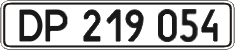 License plate Ukraine, Diplomatic
