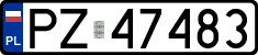 License plates of Poland, Regular car plates