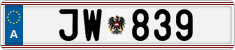 License plate of Austria, Official services and consulates