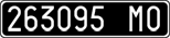 License plate of Italy, Cars (1927 year series)