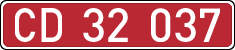 License plates of Spain, Diplomatic