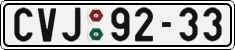 License plate of the Czech Republic, Cars (1960)