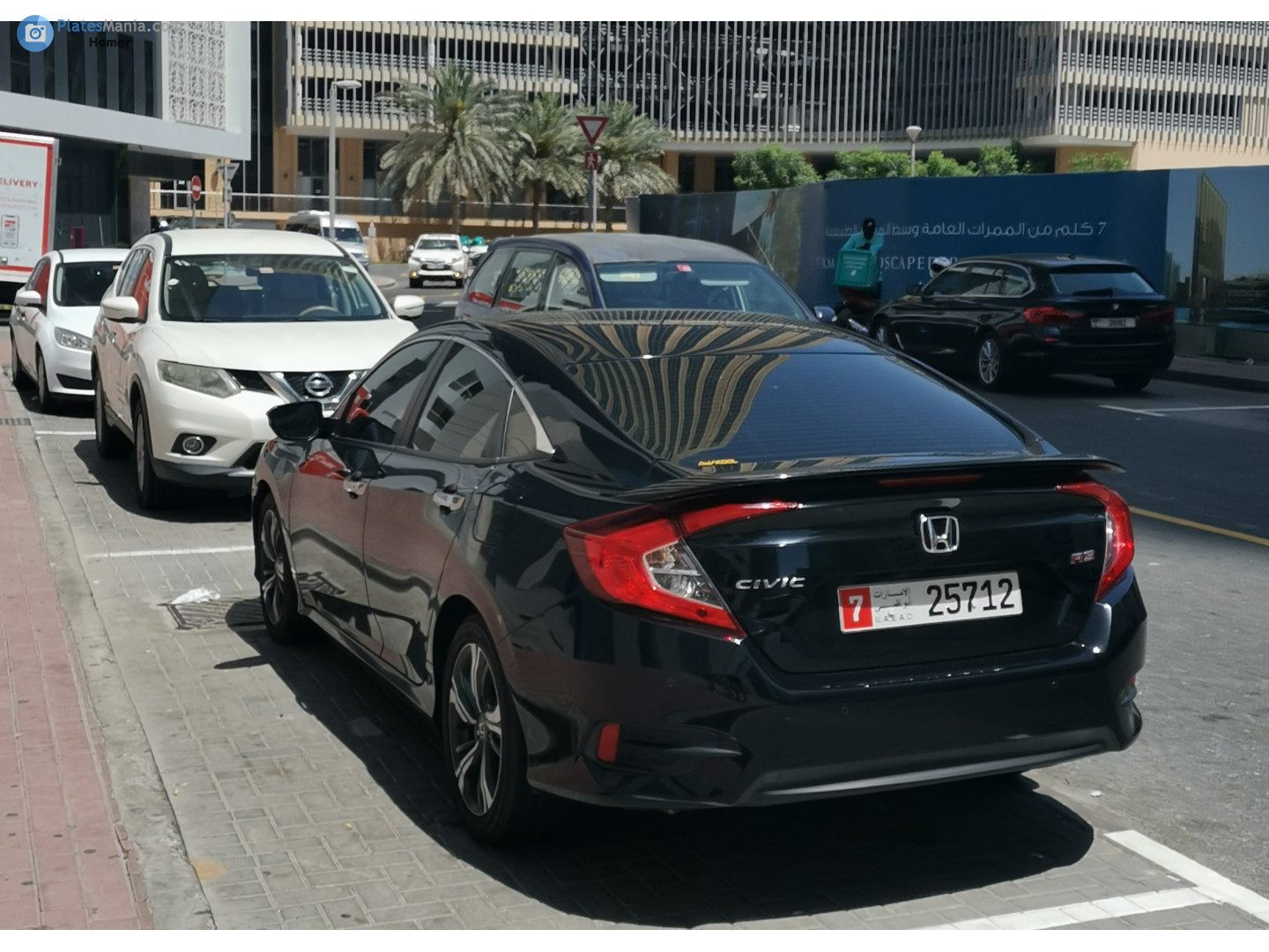 7 25712, Honda Civic 10th gen Sedan (FC), 2015–2022
