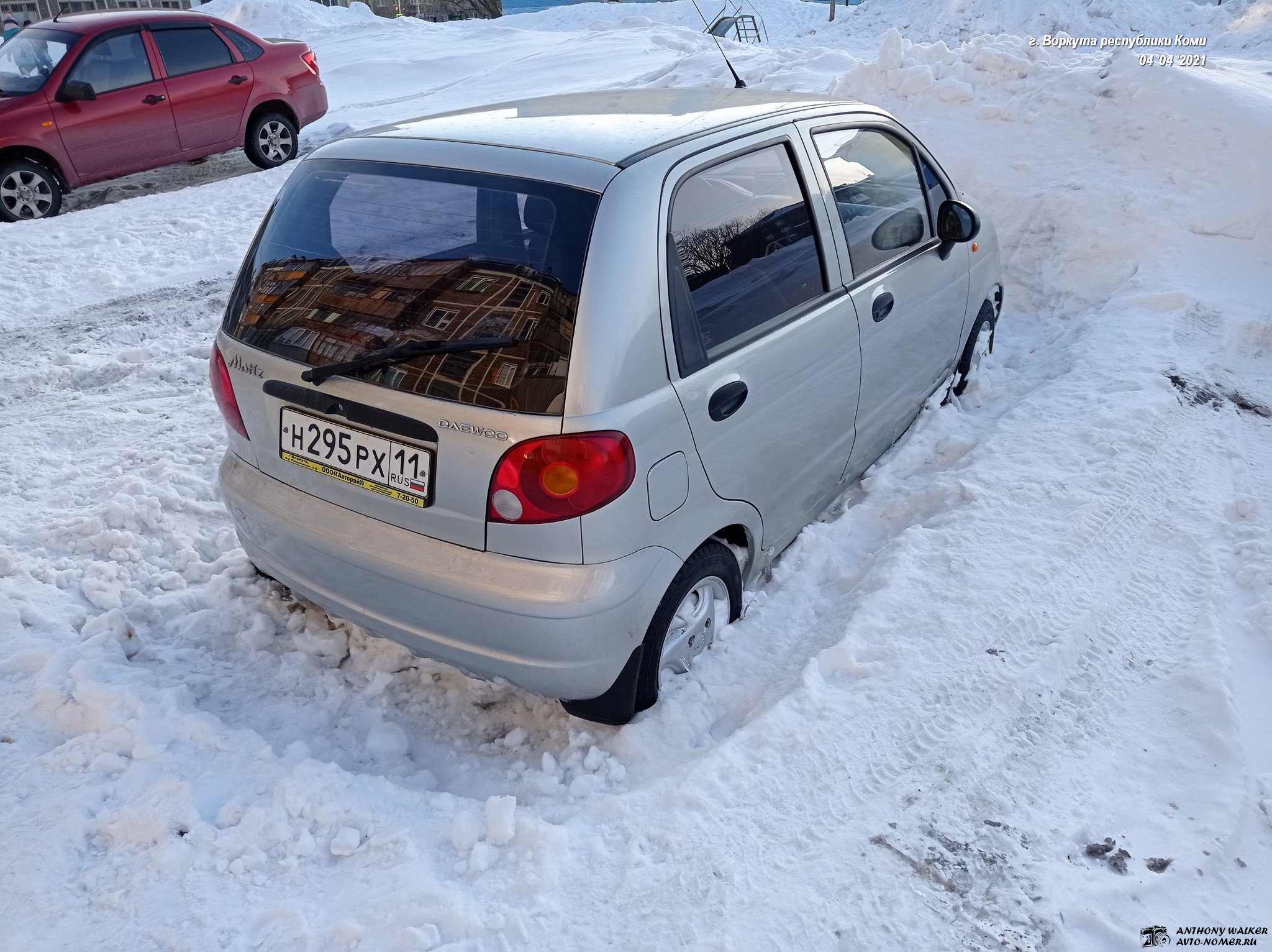 н 295 рх 11, Daewoo Matiz 1st gen (M150), facelift, 2000­–2011  (­–2015 for CIS-market)