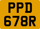 License plate of the United Kingdom, 1963 year system