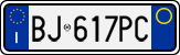 License plate of Italy, Cars (1994 year series)