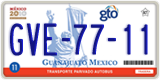 Guanajuato, Cars (AAA-00-00)