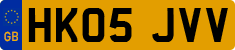 License plate of the United Kingdom, 2001 year system
