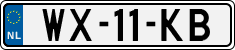 License plate of the Netherlands, Trailers