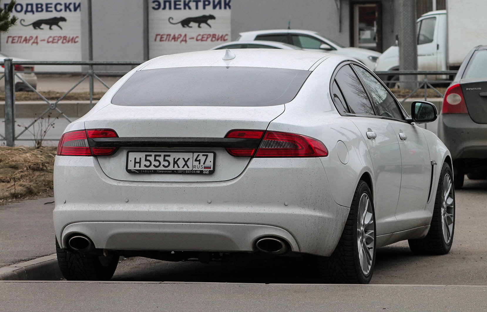 н 555 кх 47, Jaguar XF 1st gen Sedan (X250), facelift, 2011–2015