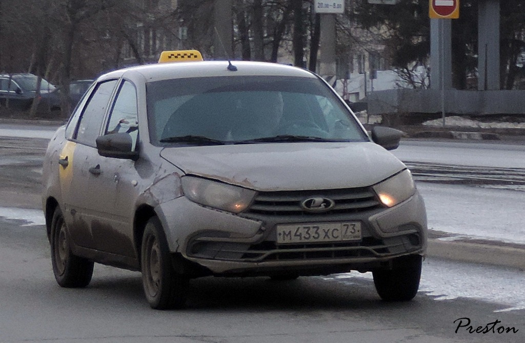 м 433 хс 73, Lada (VAZ) 2190 Granta 2190, facelift, 2018–