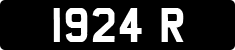 License plate of the United Kingdom, 1932 year system