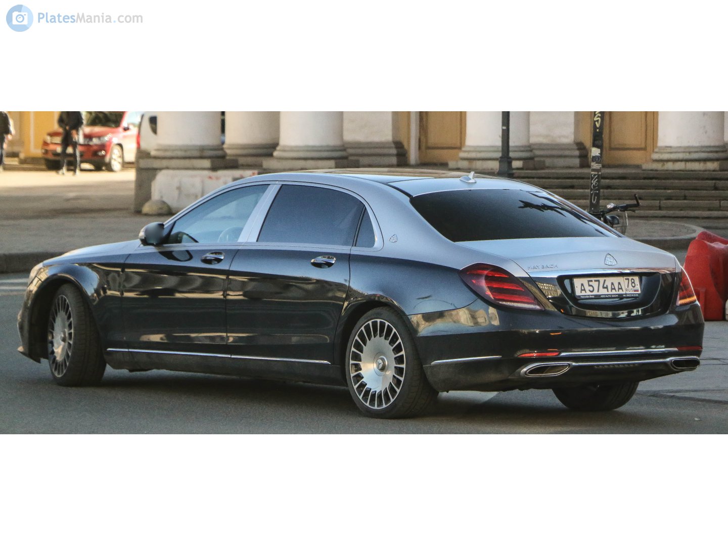 а 574 аа 78, Mercedes-Benz S-Klasse Maybach, 8th gen Sedan (X222), 2015–2020