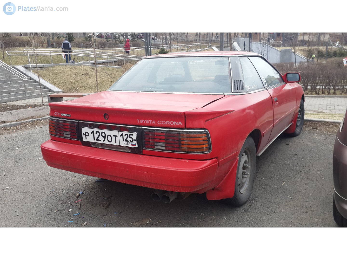 р 129 от 125, Toyota Corona 8th gen Coupe (T160), 1985–1989