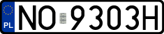 License plates of Poland, Regular car plates