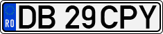 License plate of Romania, Regular plates