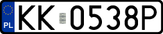 License plates of Poland, Regular car plates