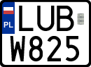 License plates of Poland, Regular car plates