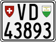 License plate of Switzerland, Motorcycles