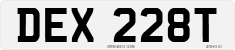 License plate of the United Kingdom, 1963 year system