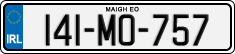 License plate of Ireland, Regular plates