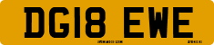License plate of the United Kingdom, 2001 year system