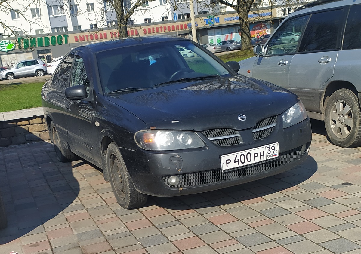 р 400 рн 39, Nissan Almera 2nd gen Sedan (N16), 2000–2008