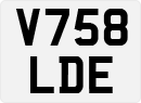 License plate of the United Kingdom, 1983 year system