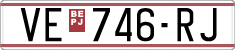 License plate of North Macedonia, Regular plates (1993)