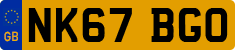 License plate of the United Kingdom, 2001 year system