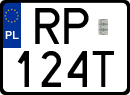License plates of Poland, Special vehicles and motorcycles