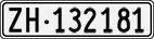 License plate of Switzerland, Cars