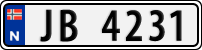 License plate of Norway, Trailers, motorcycles, special vehicles
