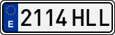 License plates of Spain, Ordinary (2000)