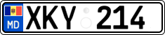 License plate of Moldova, Cars (2015)