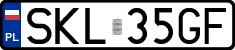 License plates of Poland, Regular car plates