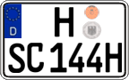 German license plate, Plates for oldtimers (type 