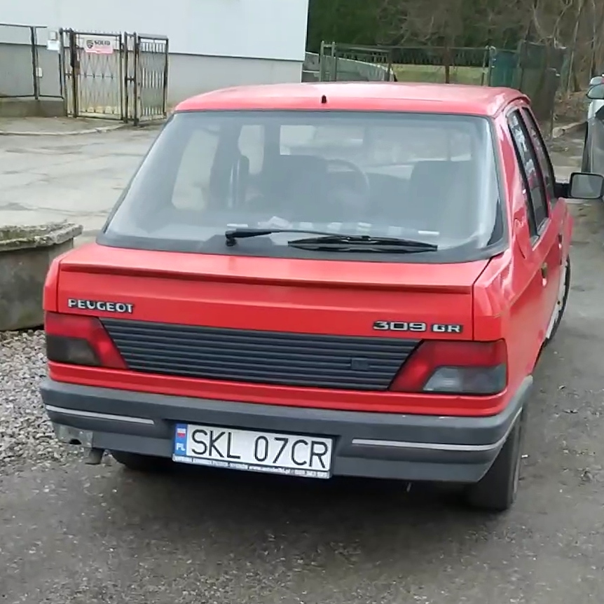 SKL 07CR, Peugeot 309 1st gen 5-door Hatch (10A/C), 1985–1993