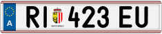 License plate of Austria, Regular plates