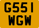 License plate of the United Kingdom, 1983 year system