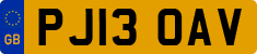 License plate of the United Kingdom, 2001 year system