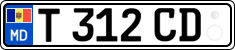 License plate of Moldova, Trailers (2015)