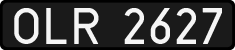 License plates of Poland, 1976 year system
