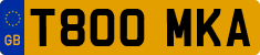 License plate of the United Kingdom, 1983 year system