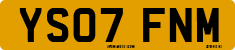 License plate of the United Kingdom, 2001 year system