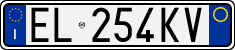 License plate of Italy, Cars (1994 year series)